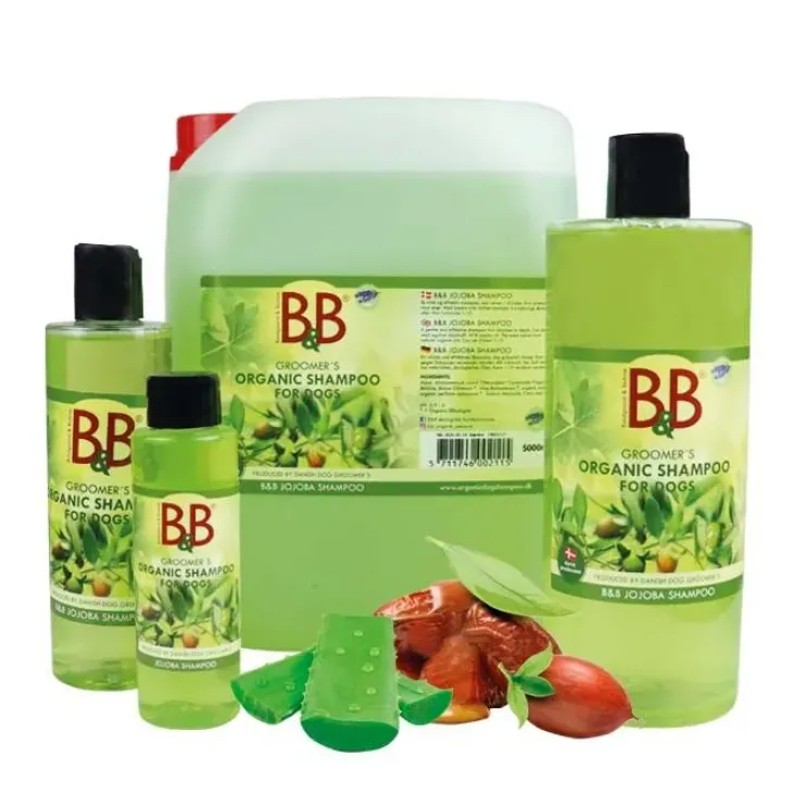 B&B Jojoba shampoo | Økologisk hundeshampoo