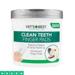 Clean Teeth Finger Pads | Vet's Best