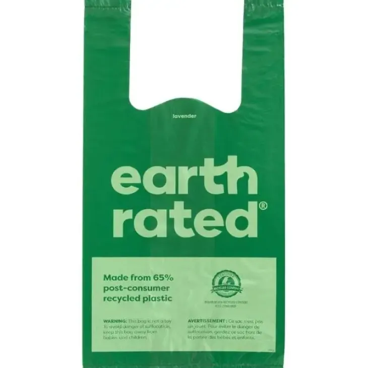 Earth Rated Miljøvenlige pølleposer m. håndtag, 120stk