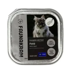 Faunakram Cat Paté with Beef Yogurt Topping | 100g