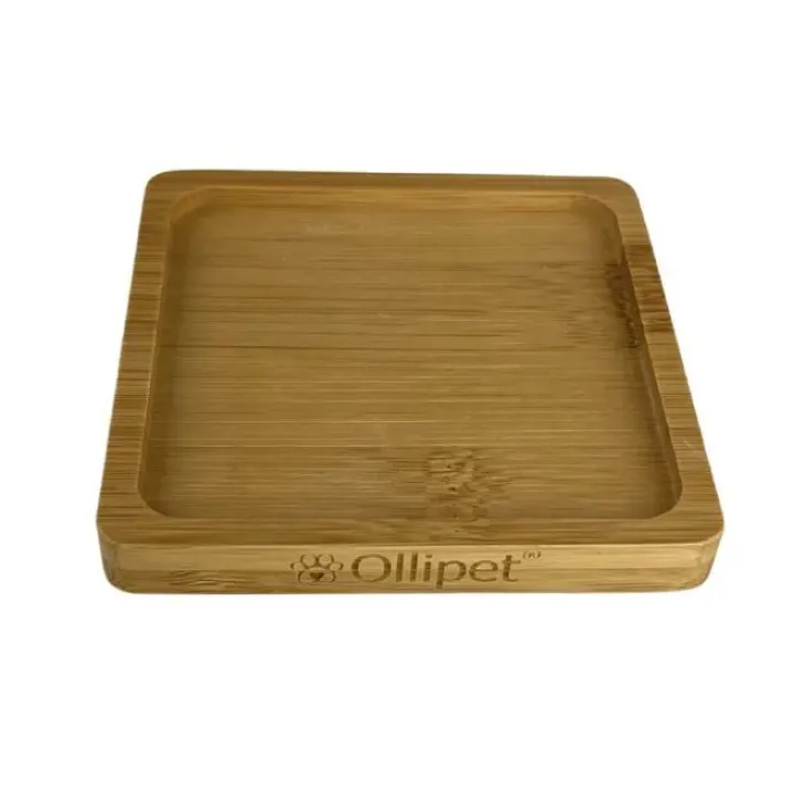 Ollipet firkantet bambusholder | single, OUTLET