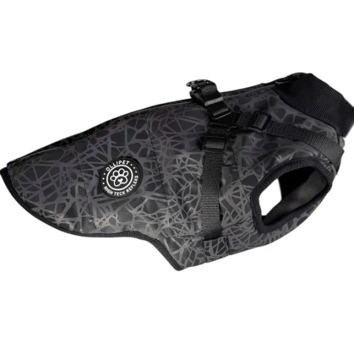 Ollipet High Tech Refleks Hundejakke | m. Sele