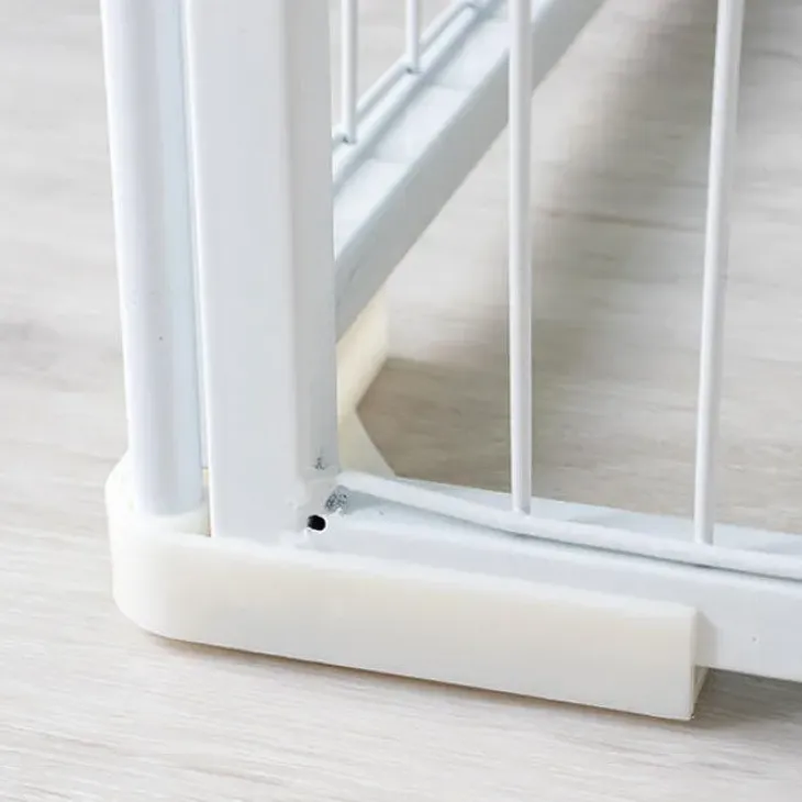 Ollipet hvalpegård m. stokke og gulvbeskytter | 100cm. Høj