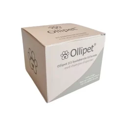 Ollipet 2i1 badebørste til hunde | Shampoo dispenser