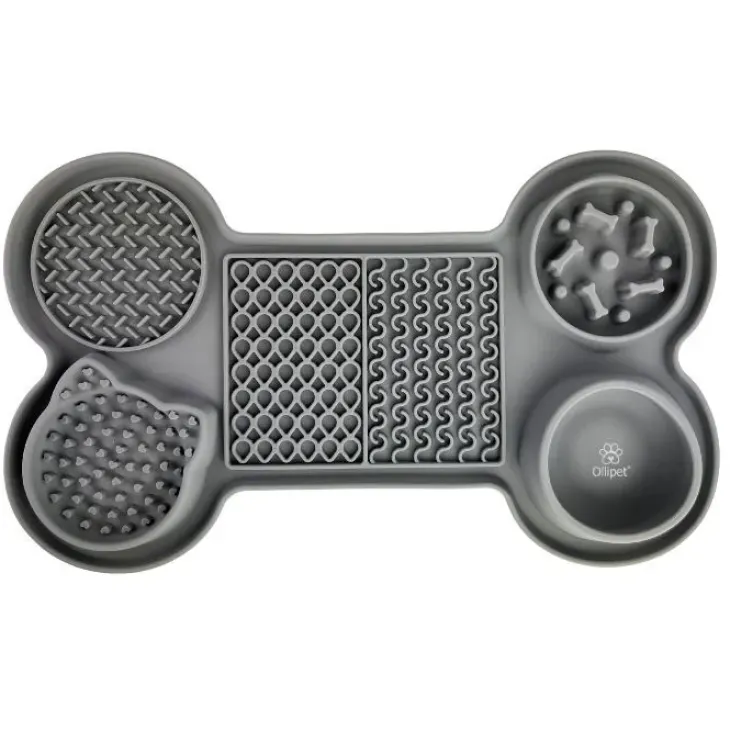 Ollipet 2i1 deluxe slikkemåtte | Stor model