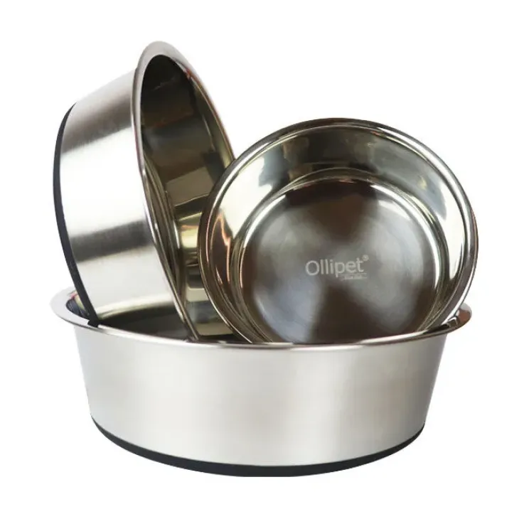 Ollipet Stainless steel bowl anti-slip
