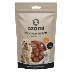 Ozami godbidder med kylling og torsk | 100g