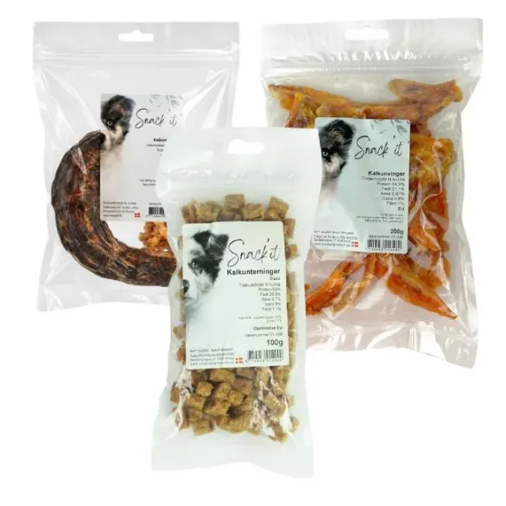 Pakketilbud | Naturlige Kalkunsnacks Til Hund