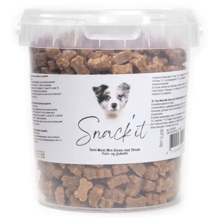 Snack'it Semi-Moist Mini Bones | 500g