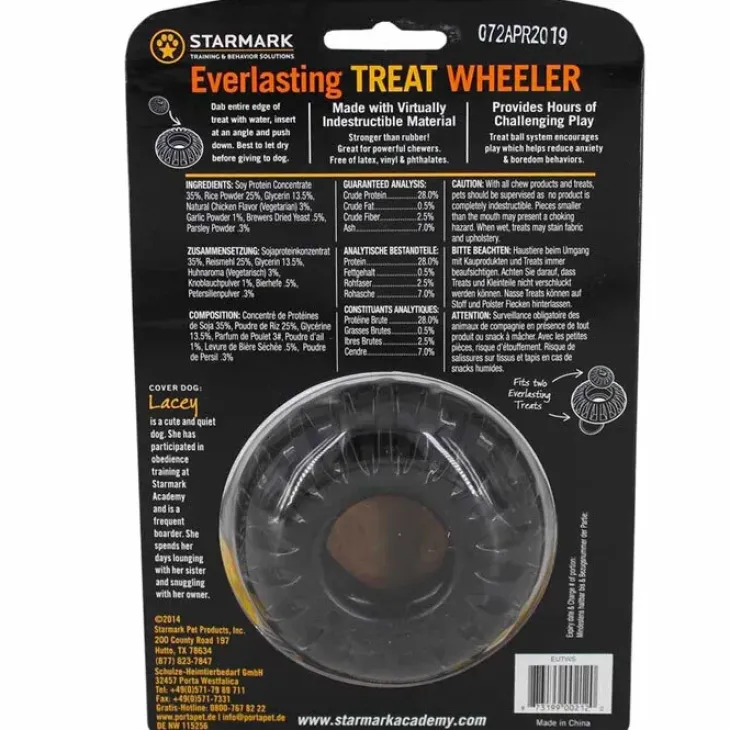Starmark Treat Wheeler Svart | Small