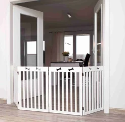 Trixie Hundegitter hvidlakeret MDF