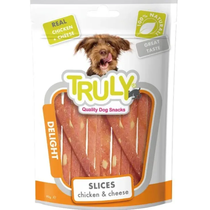 Truly Dog Slices Chicken & Cheese | 90g