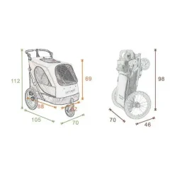 Udstillingsvogn Petstro Aventura XL