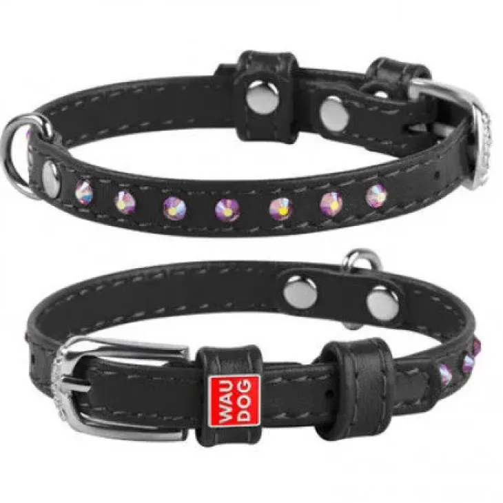 WauDog Glamour Halsbånd m. Sten | OUTLET